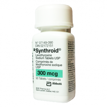 Synthroid T4 200mcg/90tabs - Pharmacy Grade