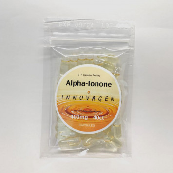 Alpha-Ionone 400mg 40caps - Natural PEDs - Innovagen