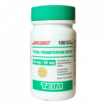 Triamterene 75mg/100tabs (diuretic) - Canadian Generic