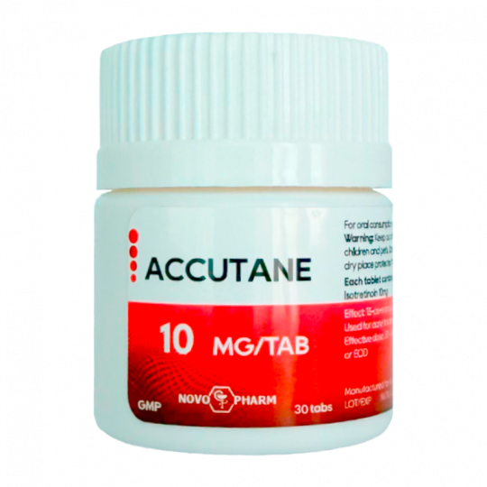 Accutane (Acne Treatment) 10mg/30tabs | NovoPharm