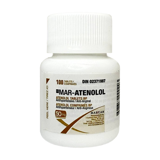 Atenolol 50mg/100tabs