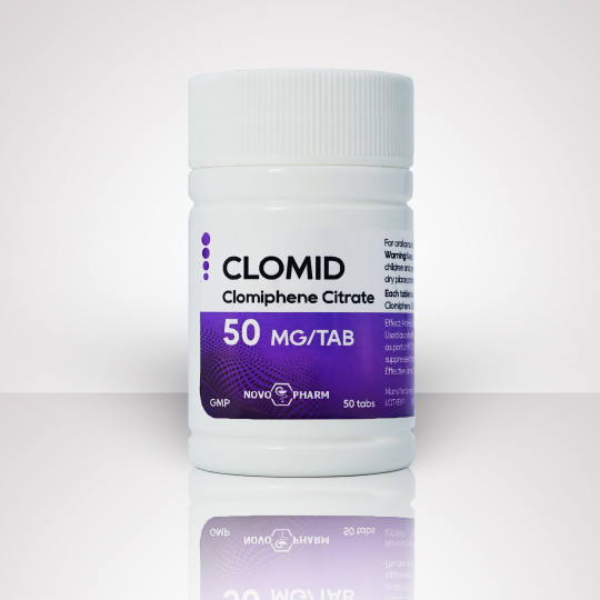 Clomid - Clomiphene (Anti-estrogen, PCT) 50mg/60tabs | NovoPharm
