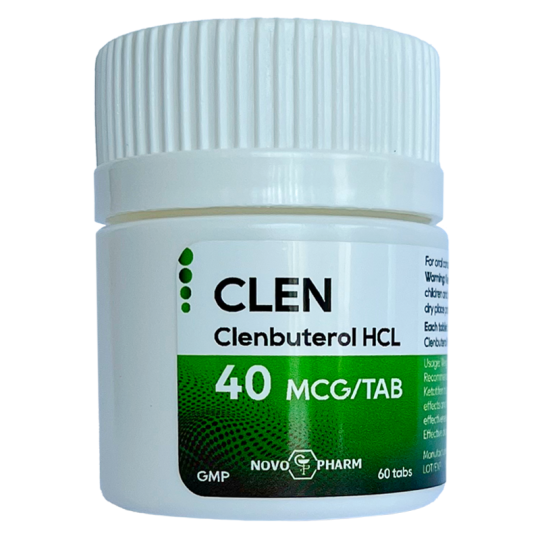 Clenbuterol (Weight Loss) 40mcg/60tabs | NovoPharm