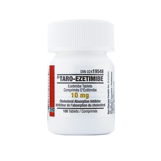Ezetimibe (cholesterol control) 10mg/100tabs - Canada Pharmacy