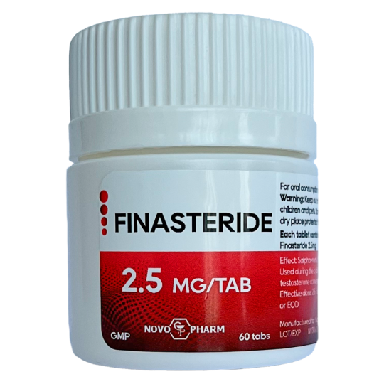 Finasteride (Hair Loss/Prostate Health) 2.5mg/60tabs | NovoPharm