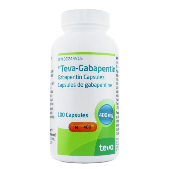 Gabapentine (anticonvulsant) 400mg/100tabs - Canada Pharmacy