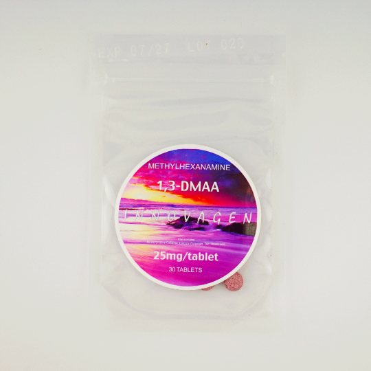 1,3-DMAA (Methylhexanamine) 25mg/30tabs | Innovagen