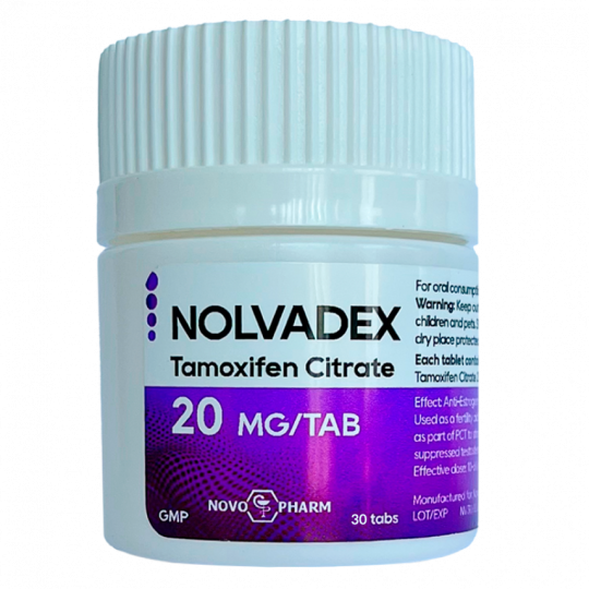 Nolvadex - Tamoxifen (Anti-Estrogen, PCT) 20mg/30tabs | NovoPharm