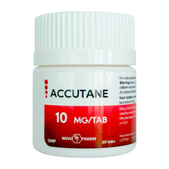 Accutane (Acne Treatment) 10mg/60tabs | NovoPharm