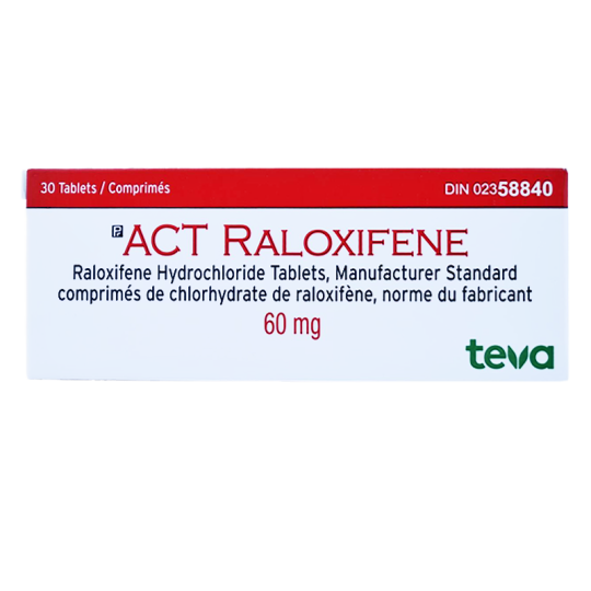 Raloxifene (Nolvadex analogue) 60mg/30tabs - Canada Pharmacy